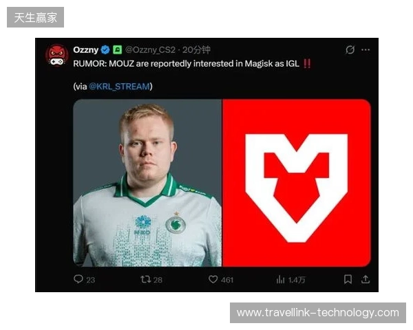 爆料：MOUZ有意引入Magisk出任指挥，Brollan或将下放